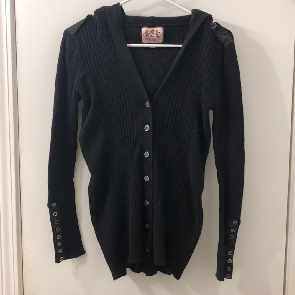 Juicy Couture hooded sweater/cardigan